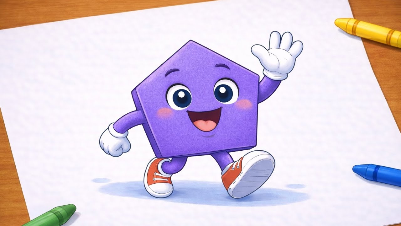 Kids Learn Shapes  🟦🔺with Tedd the Blue Bear | Part 2 #kidseducation #spanish 