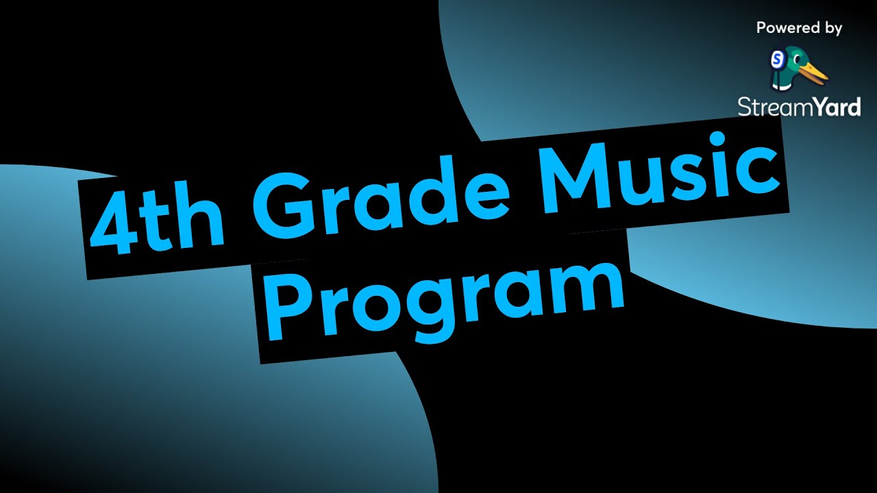 4th Grade Music Program