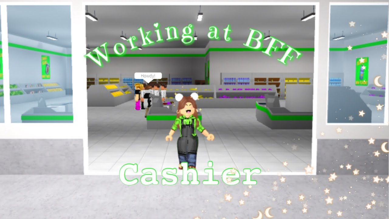 Bloxburg Job Guide | BFF supermarket cashier