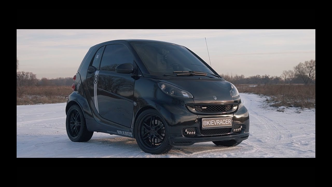 Smart BRABUS 230км/ч? Заруба с Yamaha Raptor и Panamera Turbo.