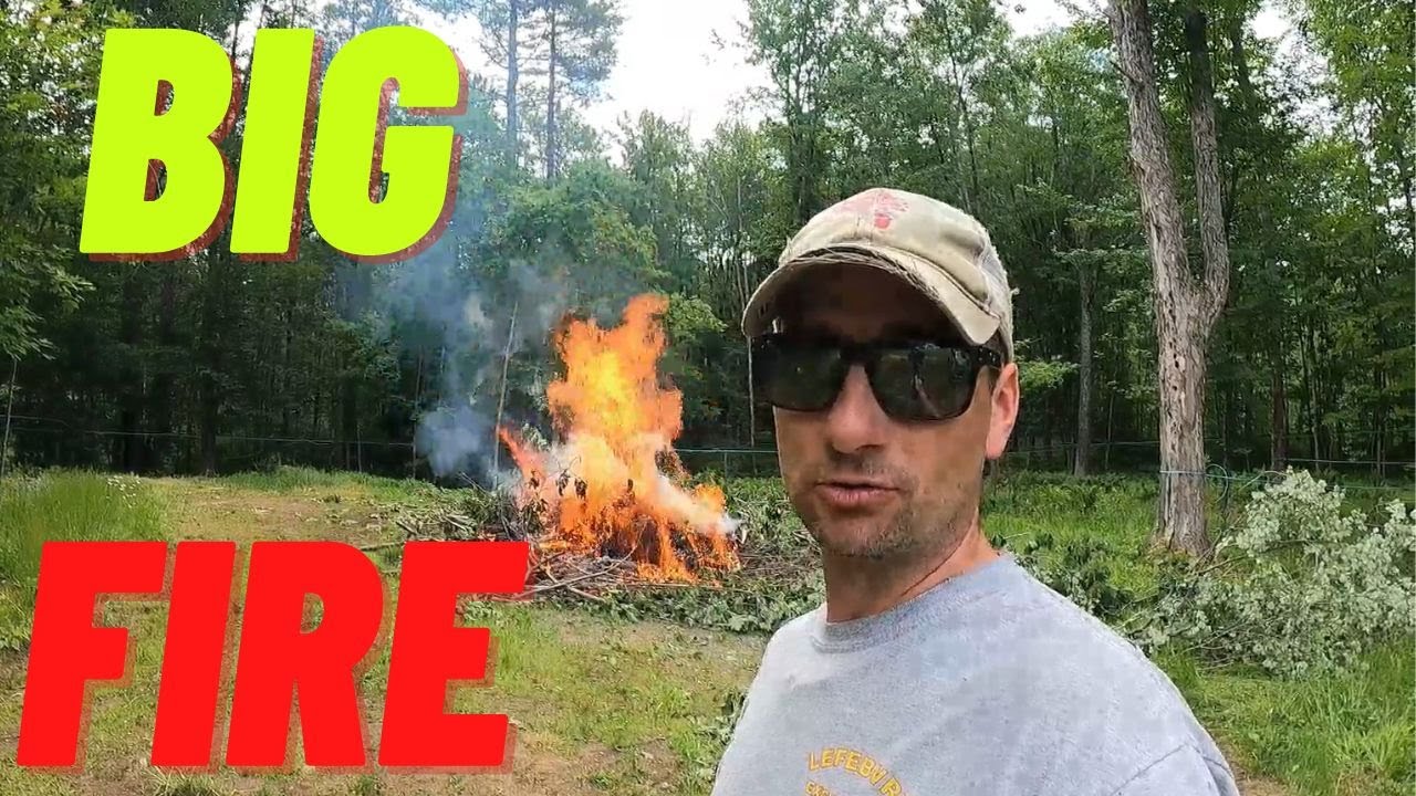 How to burn a brush pile like a pro!!