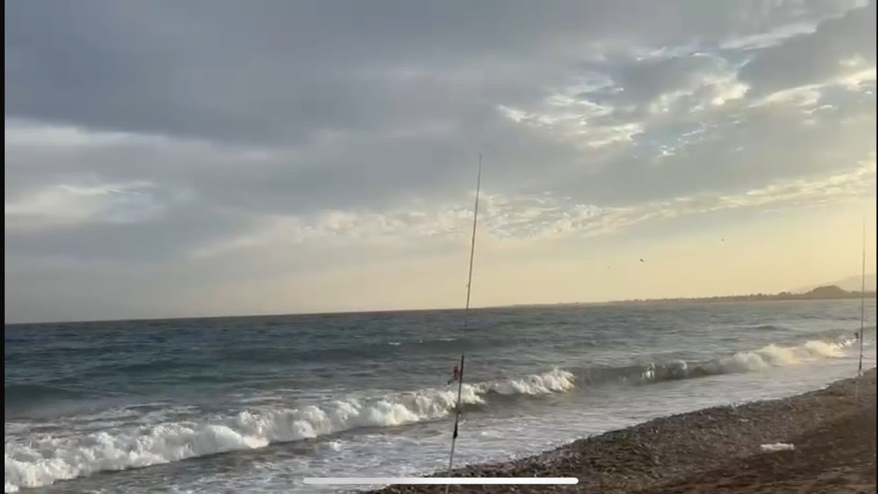 Surfcasting en Almería. Jornada dura pero muy entretenida #surfcasting 