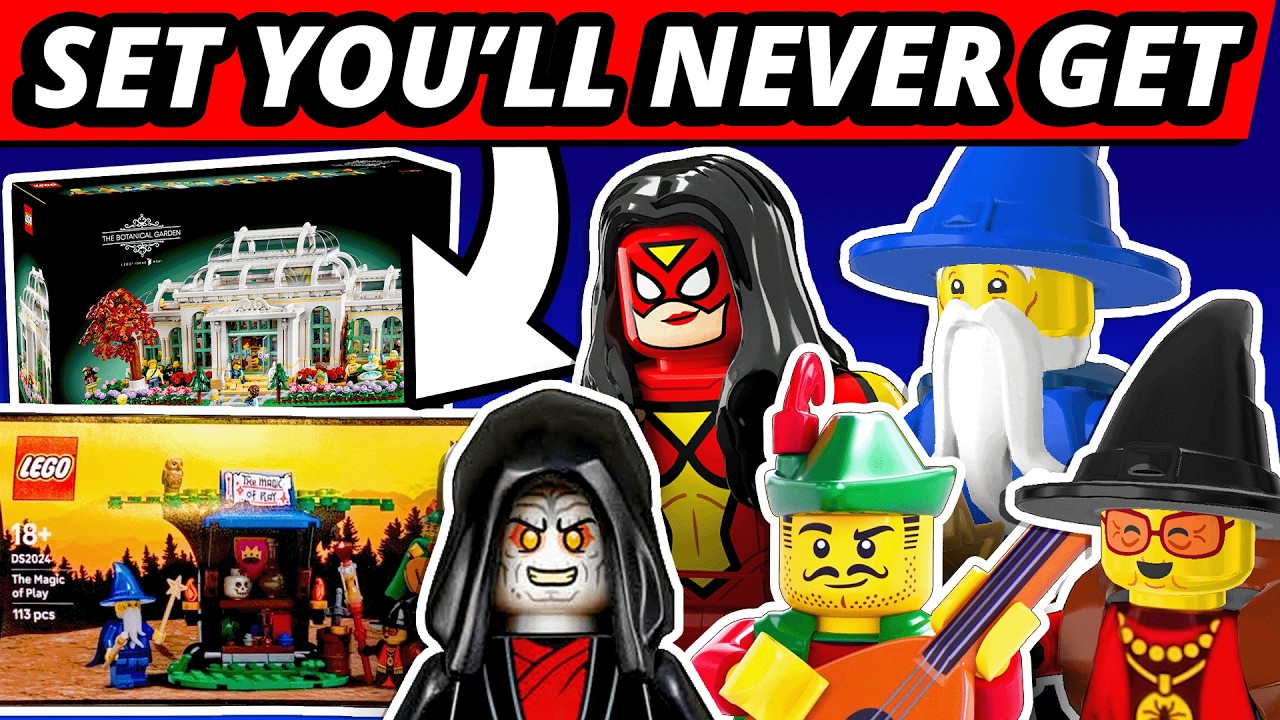 LEGO NEWS! MOST EXCLUSIVE Castle Set?! 2025 Emperor Palpatine! Spider-Woman! Botanical Garden FAIL?!