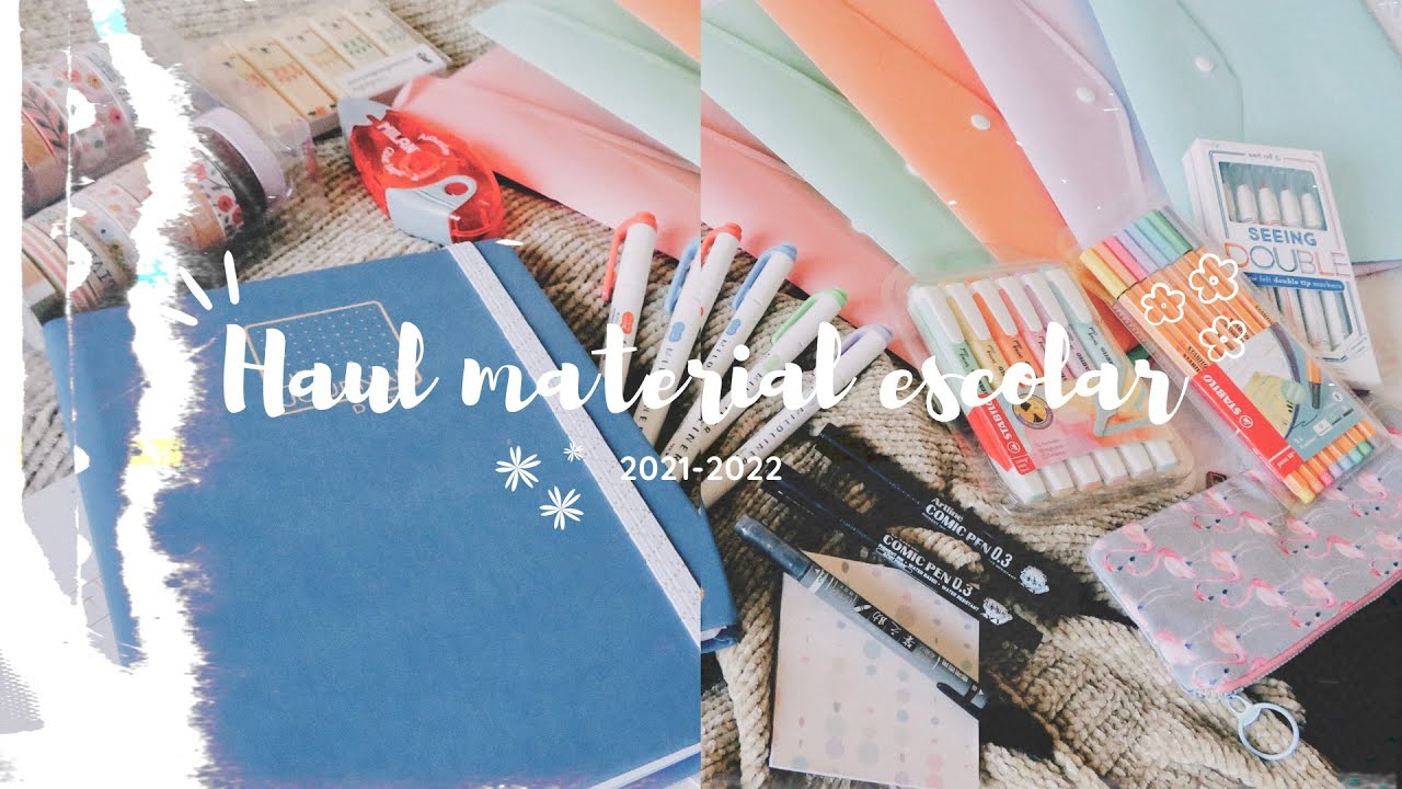 HAUL MATERIAL ESCOLAR!!📔