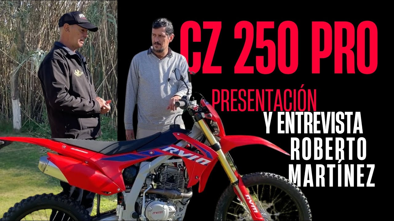 RVM CZ 250 T PRO- presentación y entrevista con Roberto Martínez