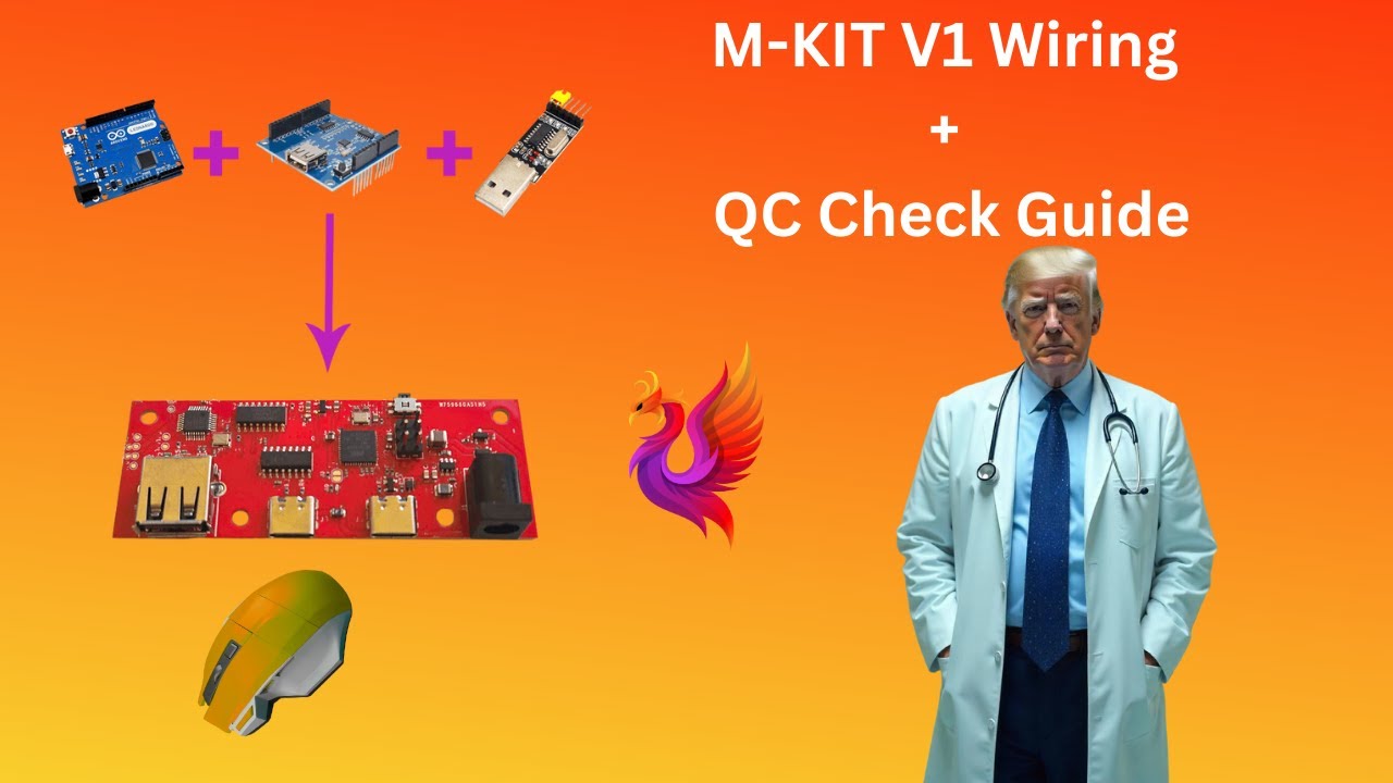 DMA Arduino M-Kit Setup + KMbox Command test + Mouse QC Test