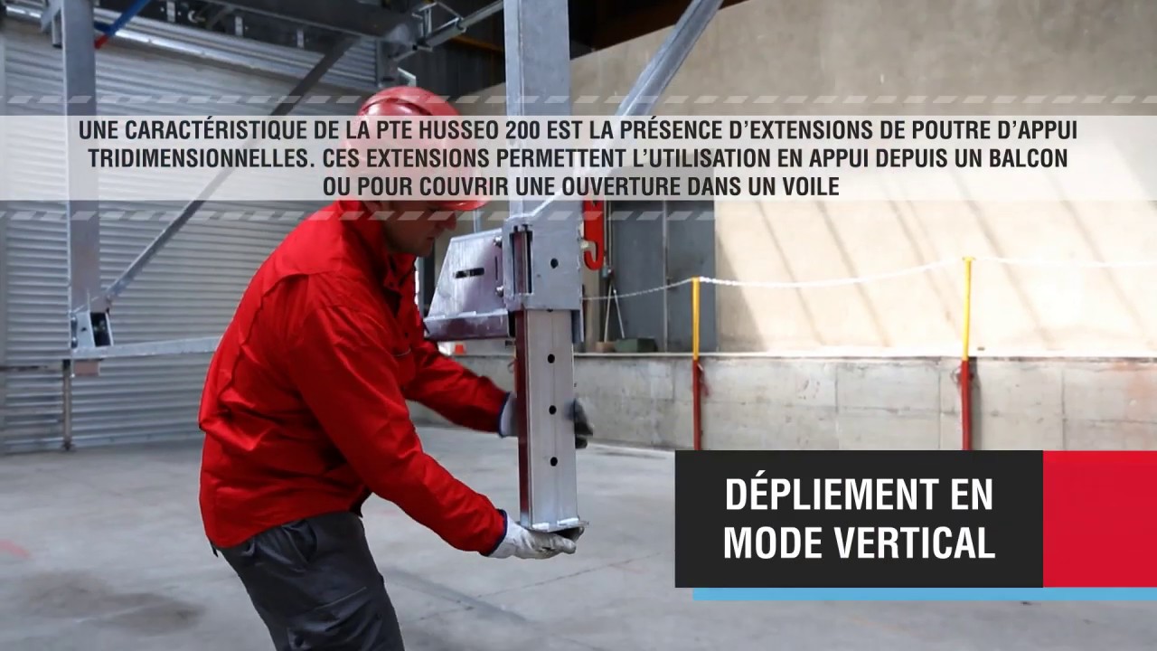Husseo 200 - Plateforme de Travail en Encorbellement (PTE)