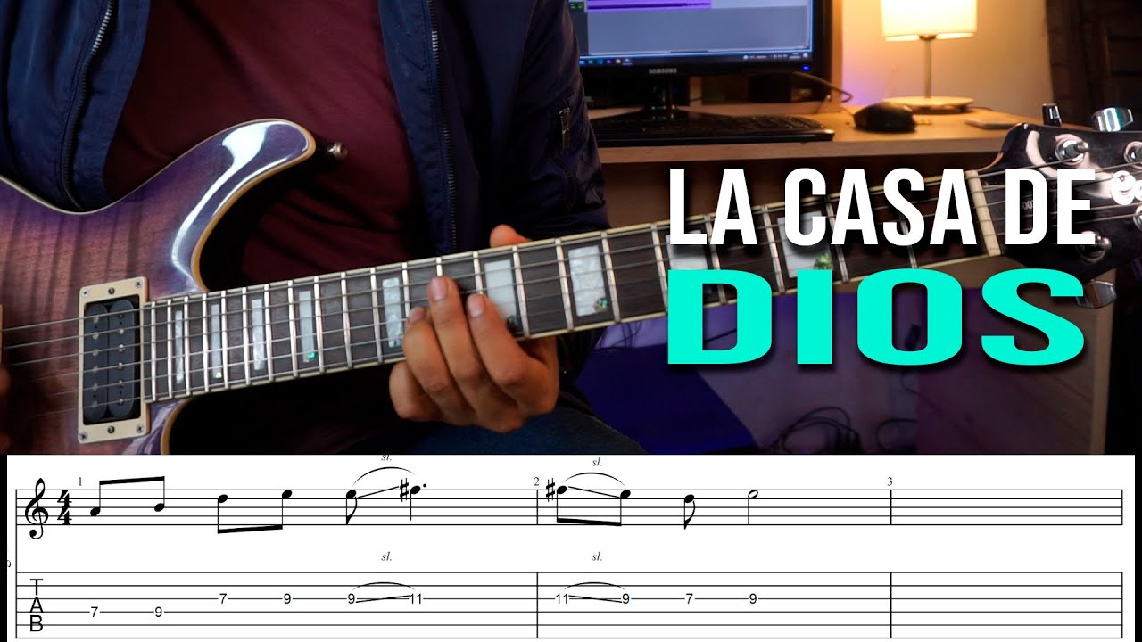 TUTORIAL GUITARRA LA CASA DE DIOS | Danilo montero | TABS