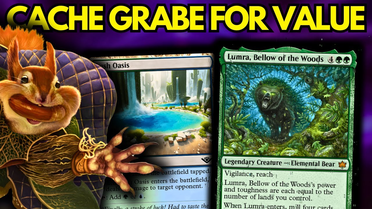 Lumra Is The Best Pioneer Bear - Cache Grab Is *INSANE* In Scapeshift Combo | MTGA Gameplay