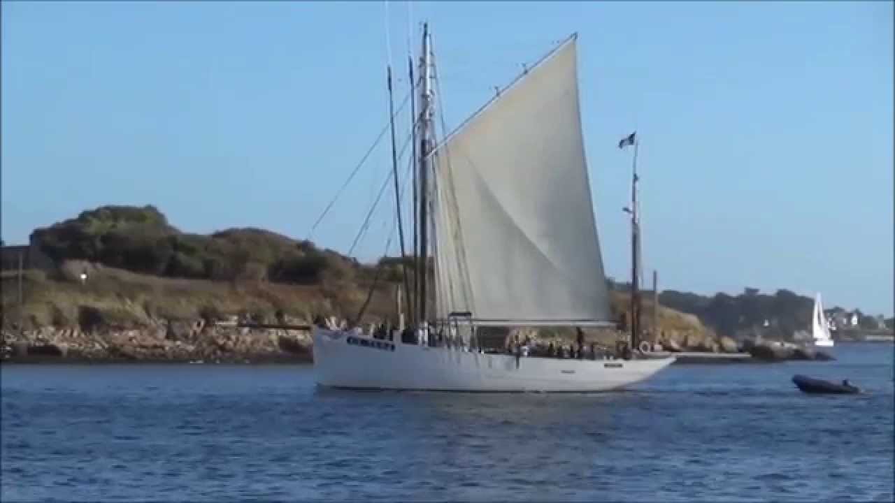 Thonier Dundée ; Le Biche ; Lorient ; Cotre Aurique ; île de Groix ; Morbihan ; Bretagne ; France
