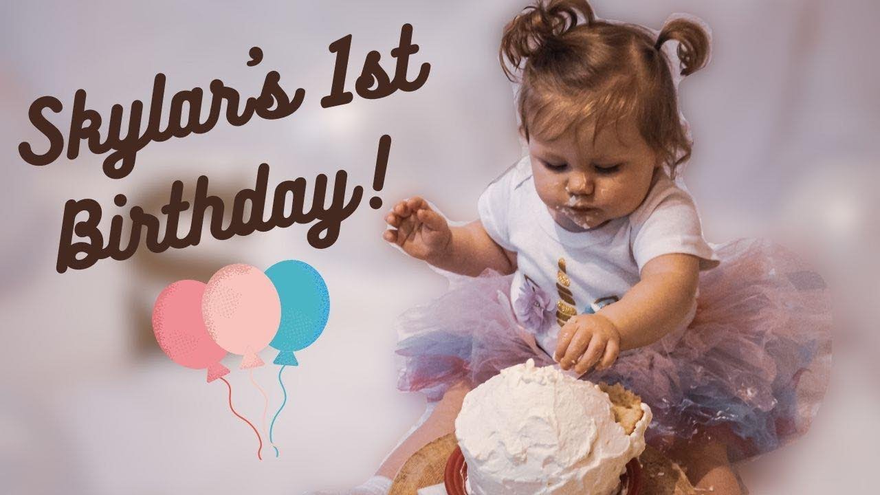 Skylar-May's 1st Birthday🎈& OUR FIRST VLOG?!