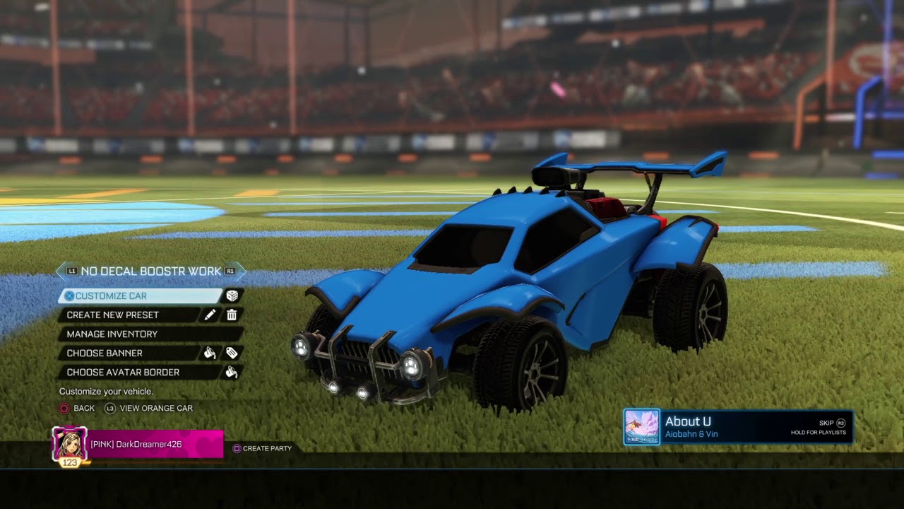 Rocket League 1.55 Booster Color Bug (READ DESCRIPTION) FIXED!!!