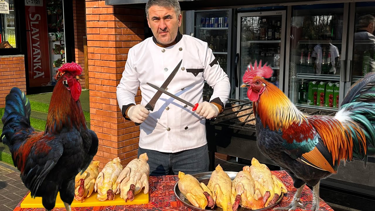 Готовлю сочного петуха / ему должно быть всего два-три года