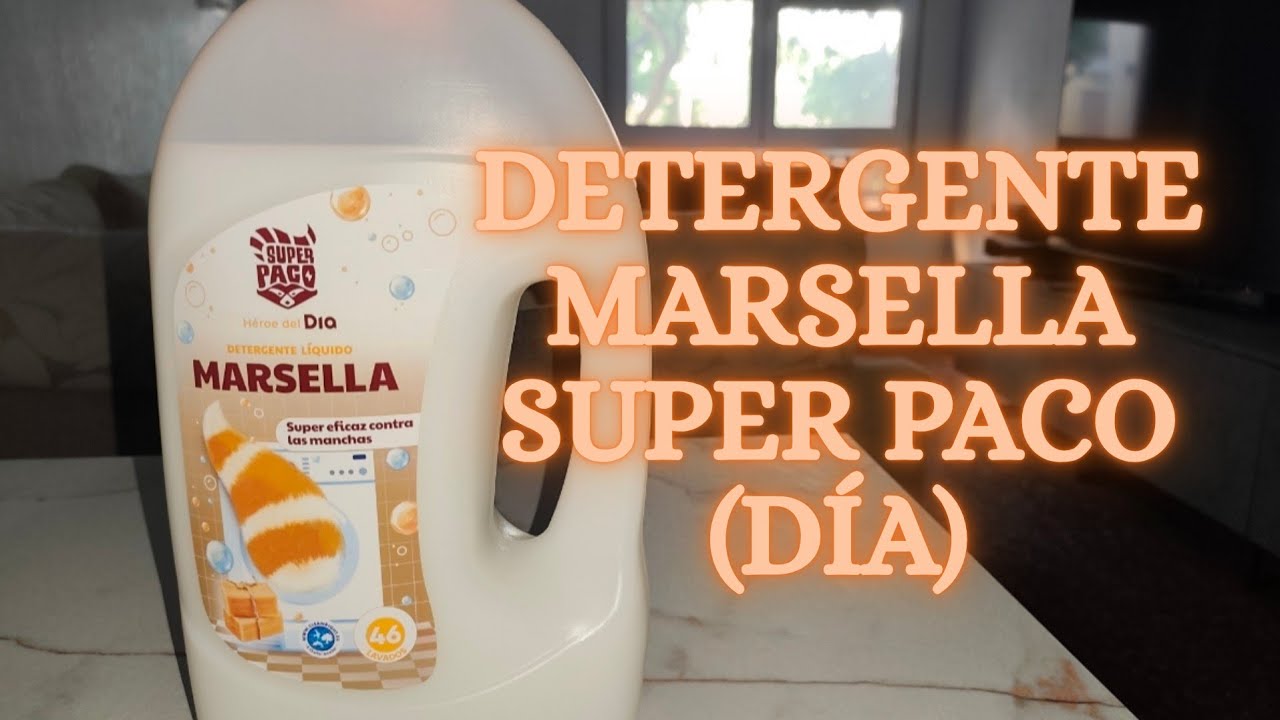 ✅ PROBANDO EL DETERGENTE LÍQUIDO MARSELLA SUPER PACO (DÍA)