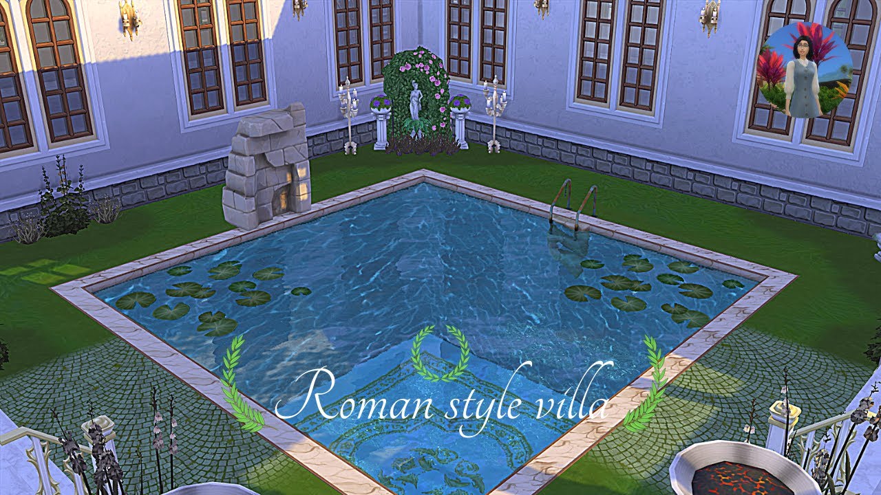 Speedbuild | Roman style villa | The Sims 4 | Part 1