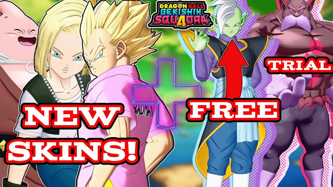 NEW Skins, Unlock Zamasu For FREE, & Toppo On Trial Week Again! (Dragon Ball Gekishin Squadra)
