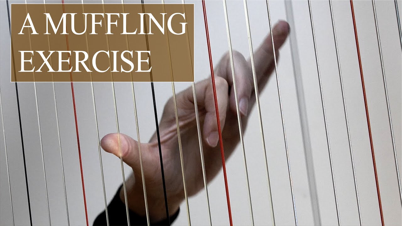 Harp muffling technique (featuring Pachelbel's Canon). Harp Tuesday ep. 247