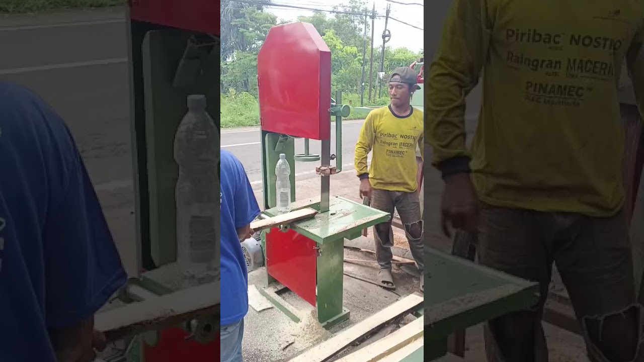 bandsaw uter 50 pita 7cm#mebelindonesia #bengkelkayu #fyp 