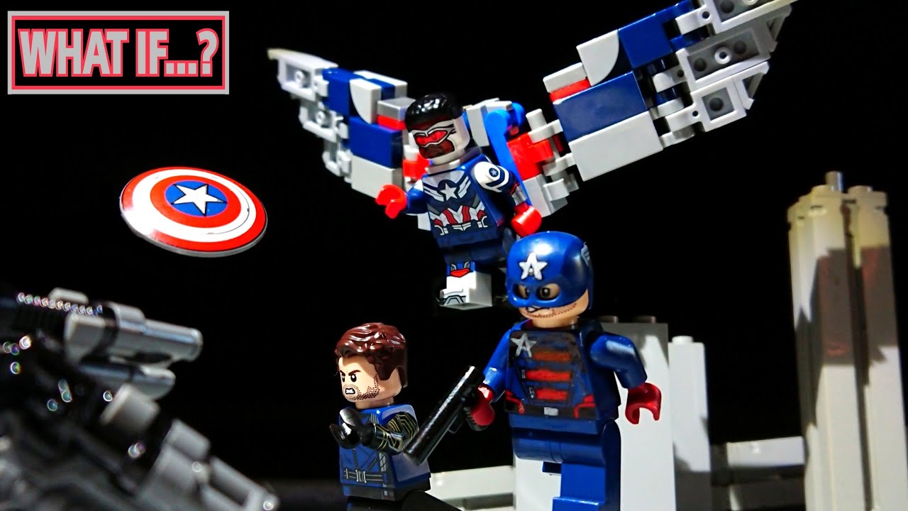 Lego stop motion Captain America (Sam Wilson) and the Winter Soldier with John Walker vs Crossbones