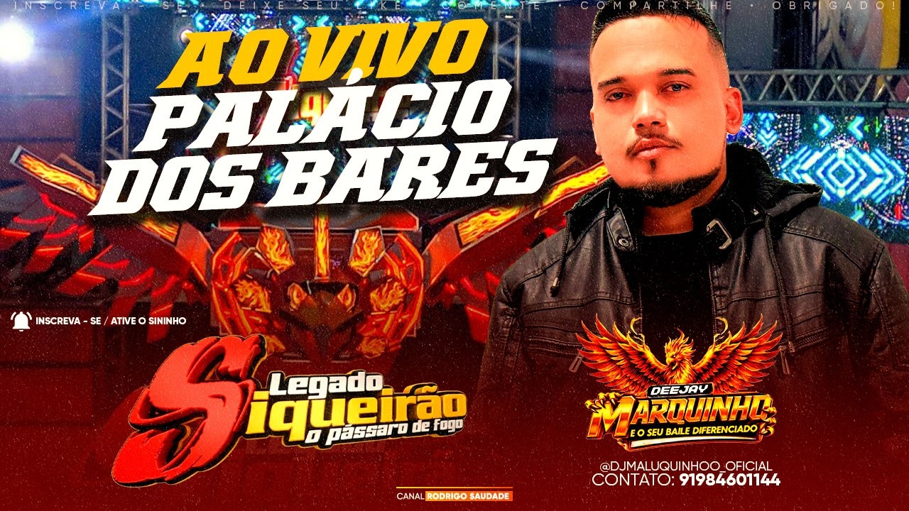 NOVO LEGADO SIQUEIRÃO 2026 I DJ MARQUINHO CARNASAUDADE PALÁCIO DO BARES 16 02 2026