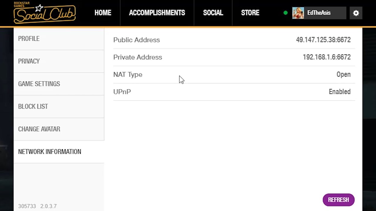 GTA V Online NAT Type disconnection fix on PC DMZ Settings - PLDT Philippines - Do at your own risk