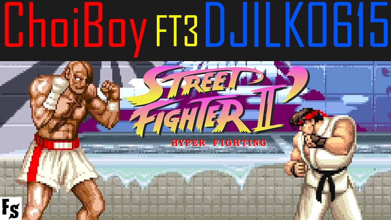Street Fighter II' - Hyper Fighting - ChoiBoy [Sagat] vs DJILK0615 [Ryu/Ken] (Fightcade FT3)