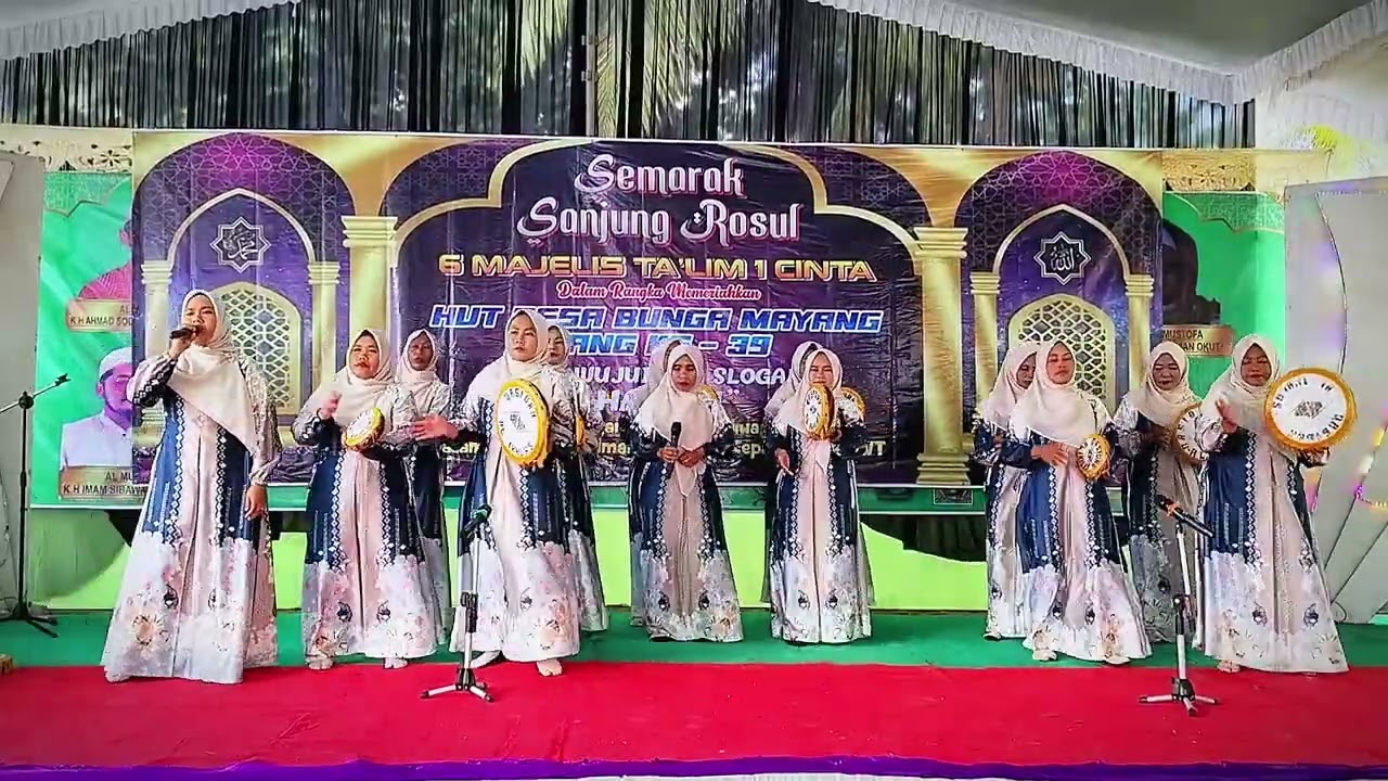 CIKAL BAKAL  DESA BUNGA MAYANG MAJELIS TA'LIM AL IKHLAS DALAM RANGKA HUT DESA BUNGA MAYANG KE 39
