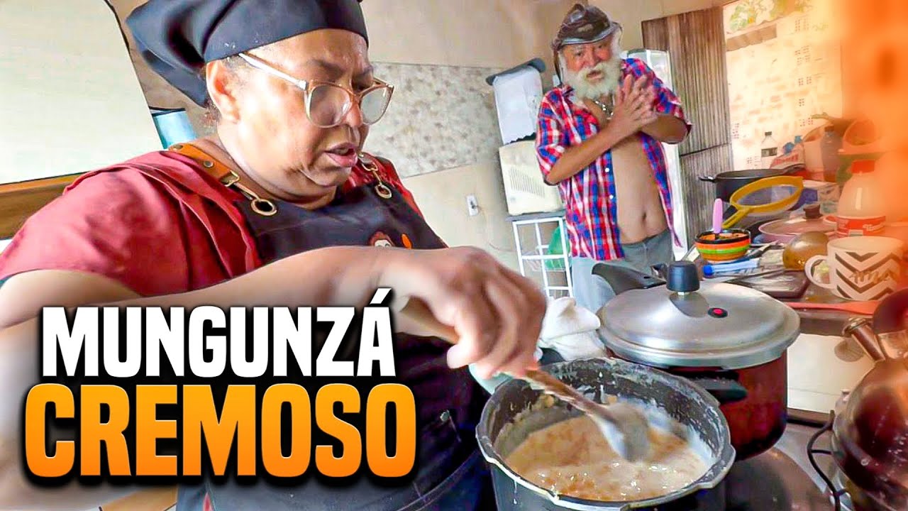 DONA ZAZA ENSINOU COMO FAZER UM MUNGUNZÁ CREMOSO | RECEITAS DA ZAZA