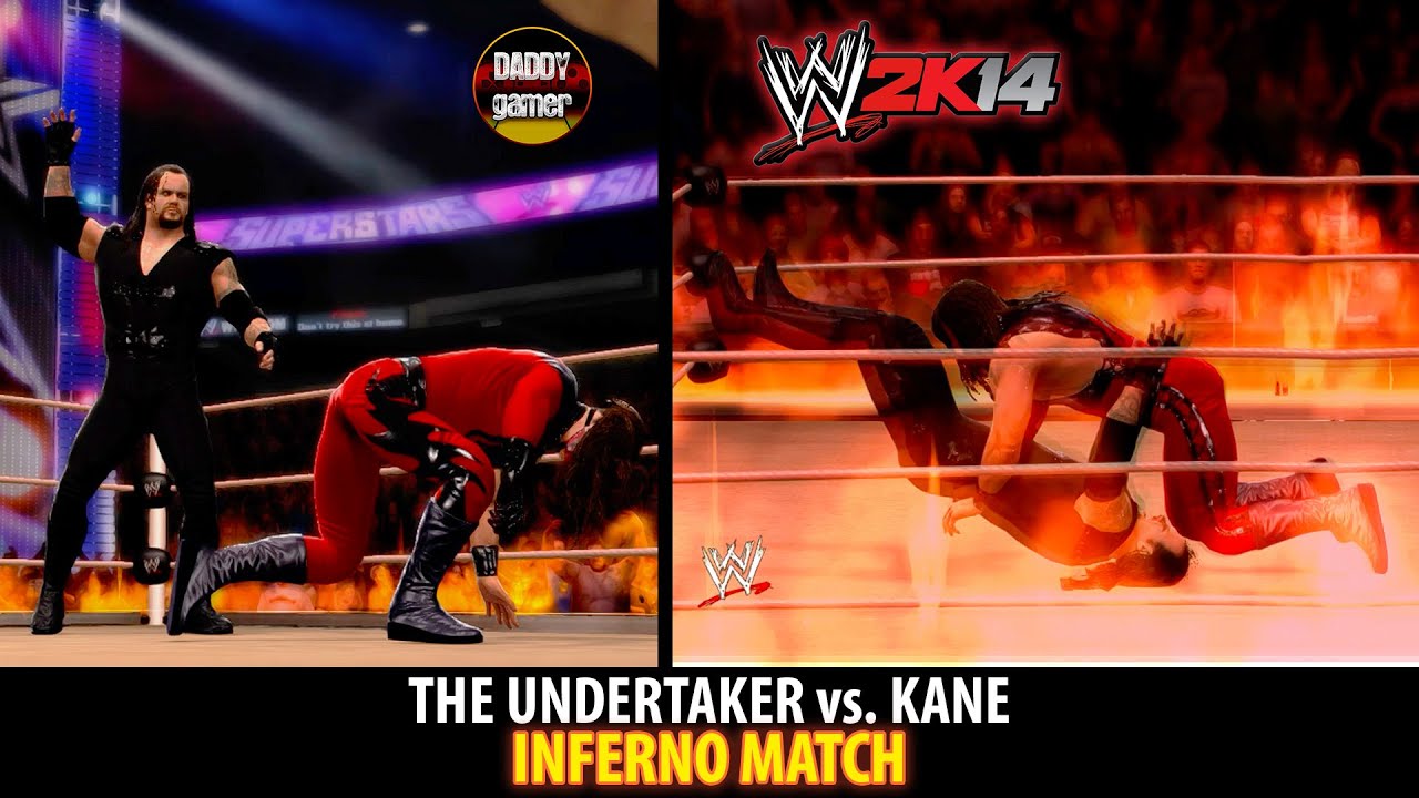The Undertaker vs. Kane | Inferno Match | WWE 2K14 Gameplay