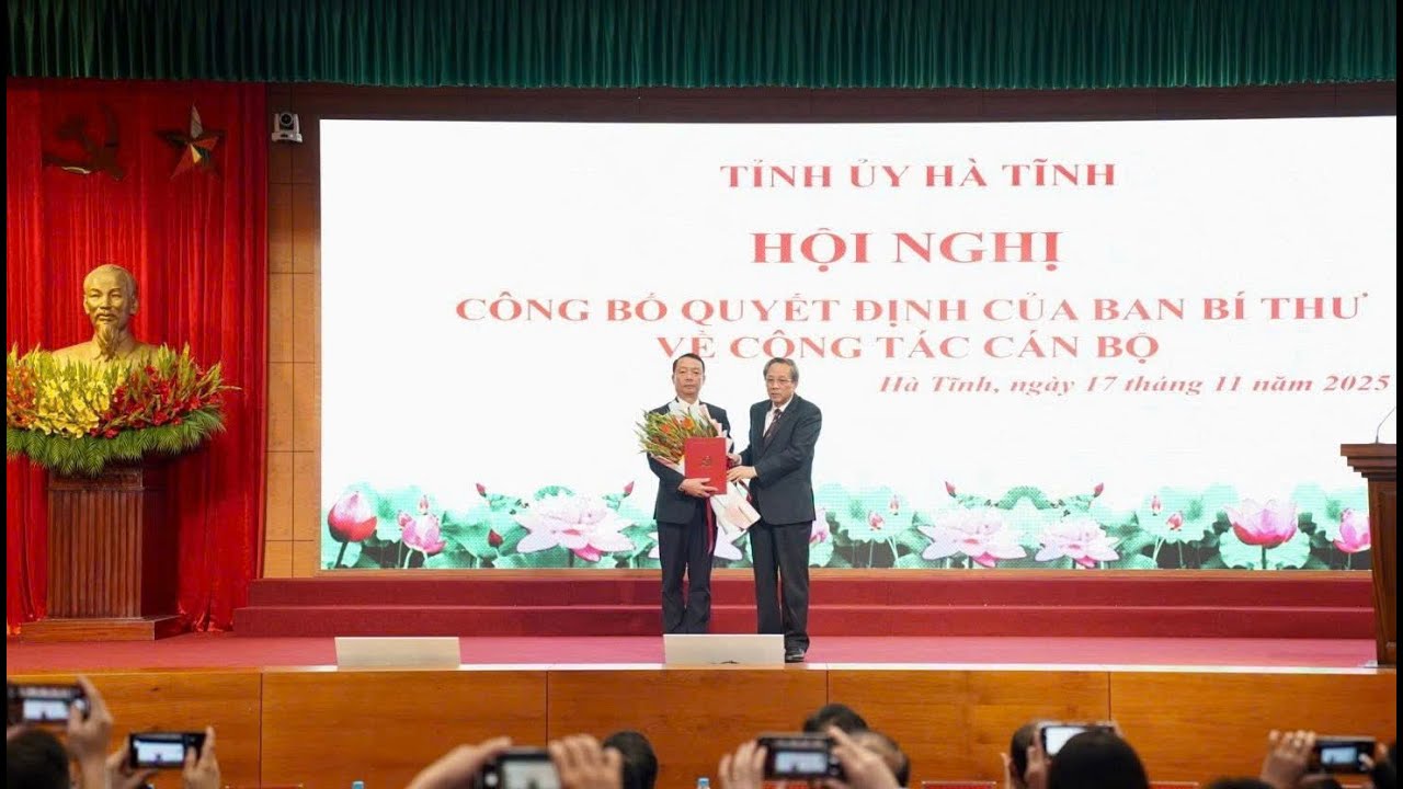 Đồng chí Phan Thiên Định giữ chức vụ Phó Bí thư Tỉnh uỷ Hà Tĩnh