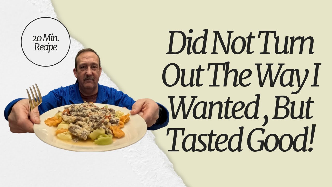 Готовим с Кевином - Сливочные кусочки стейка, тортеллини с чесночным маслом