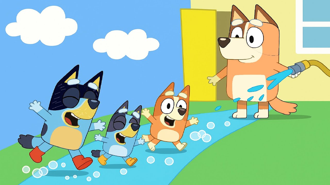 Bluey’s BIG Slip ’n Slide Adventure!!  - Bingo Funny Animation