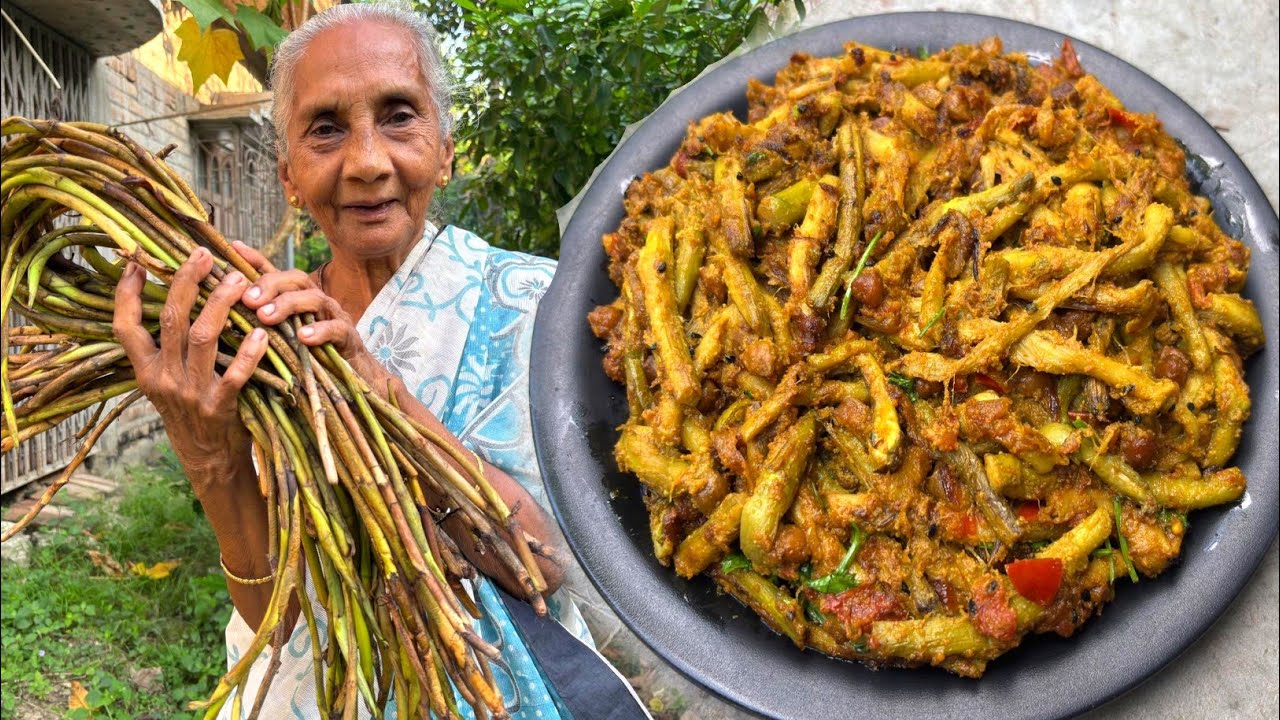 ১ কেজি কচুর লতি মাত্র ৫ মিনিটে ছাড়িয়ে নিয়ে একবার এই পদ্ধতিতে রান্না করে দেখুন।Kochur loti recipe।