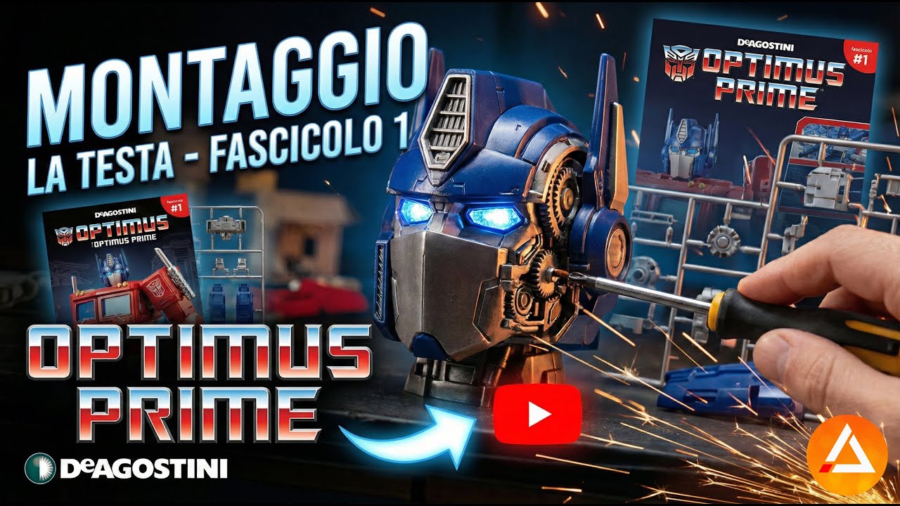 COSTRUISCO OPTIMUS PRIME DeAgostini! Fascicolo 1: La Testa (Recensione e Montaggio)
