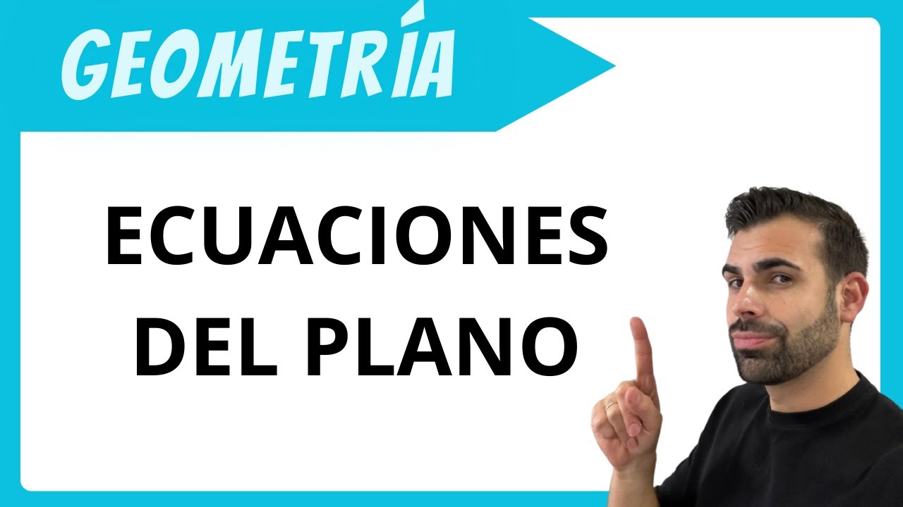 ECUACIONES DEL PLANO. General. Paramétricas. Geometría en el espacio. 2 Bachillerato. 