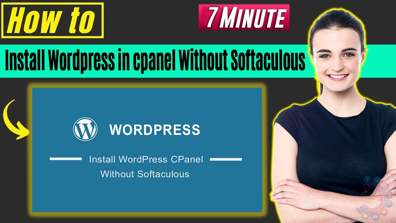 How to install wordpress in cpanel without softaculous 2026