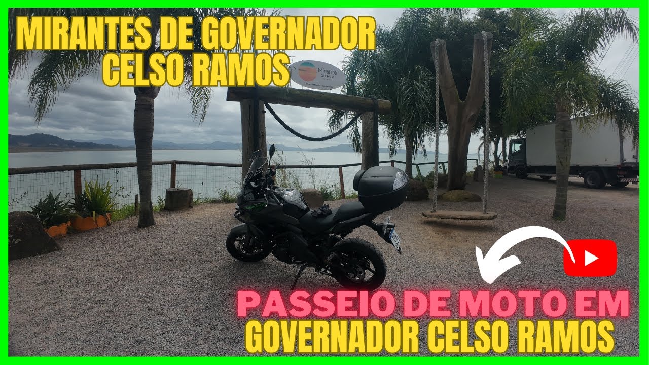 Passeio de moto em Governador Celso Ramos | Mirante | Versys 650