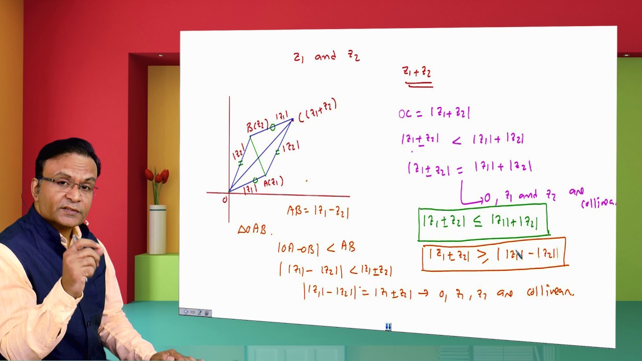 Complex numbers inequalities| JEE Main + Advanced Video lectures by Ghanshyam Tewani | Cengage