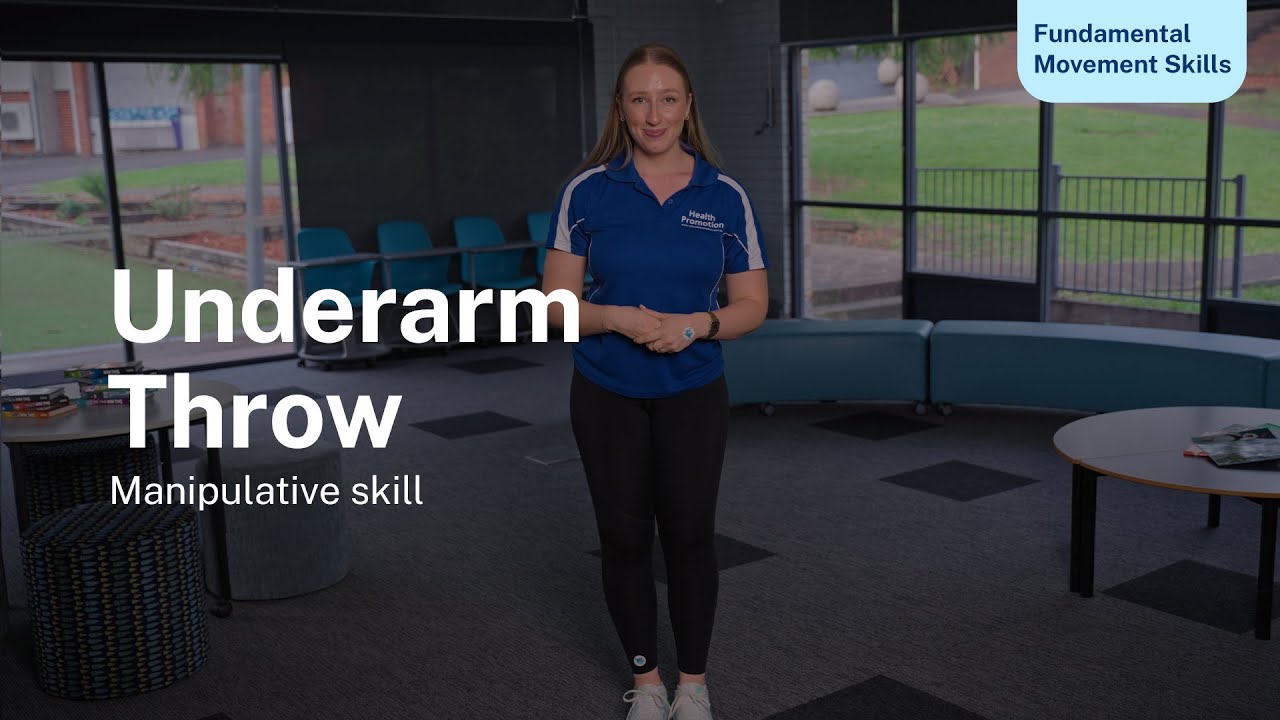 Manipulative Skill: Underarm Throwing | FMS break down