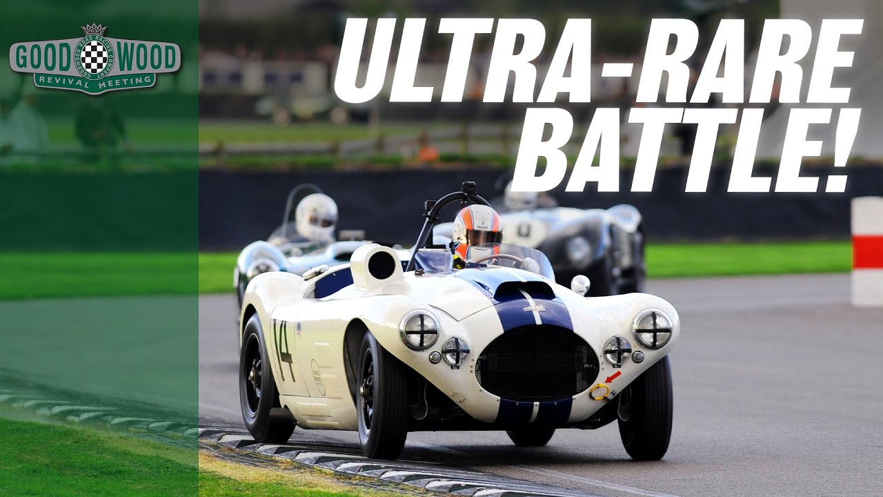 Ultra-rare Cunningham C4R dances around V12 Lagonda at Goodwood