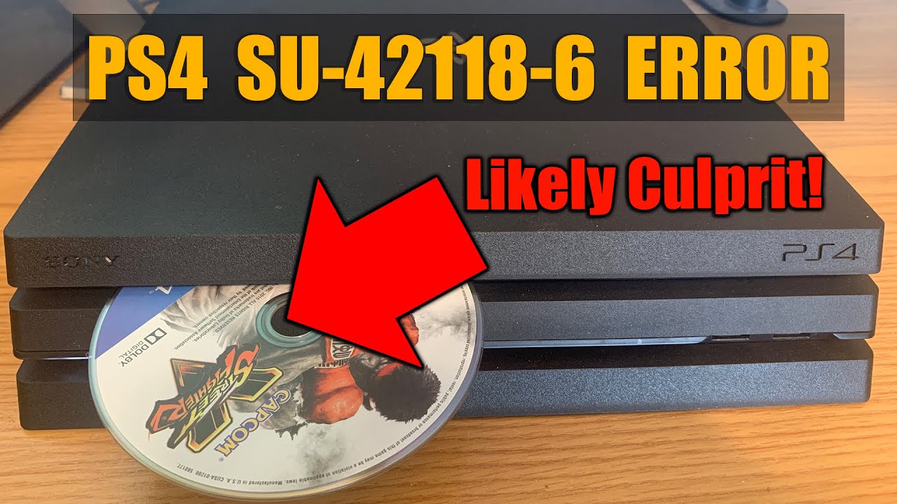 PS4 Update Error Code SU-42118-6 NEW FIXES