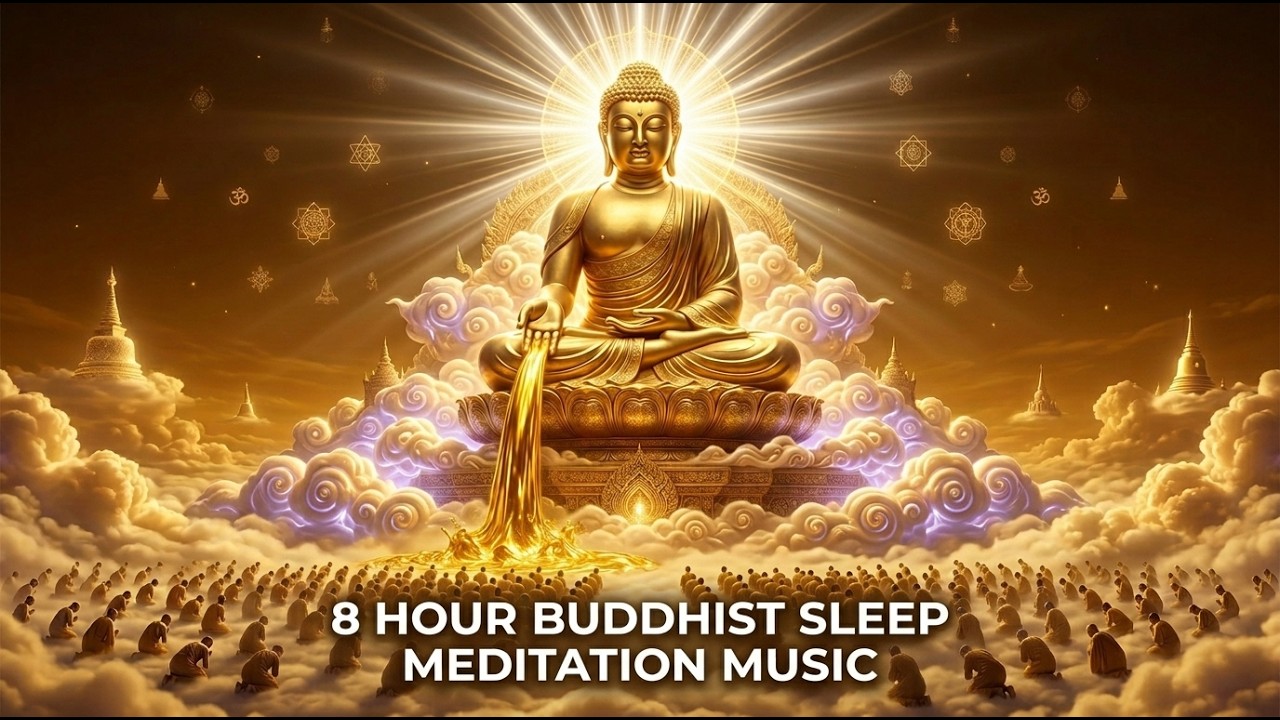 Nhạc Phật Thiền Ngủ Sâu 8 Giờ – 8 Hour Buddhist Sleep Meditation Music