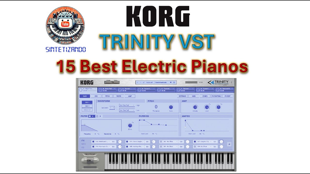 KORG TRINITY VST - 15 Best Electric Pianos!