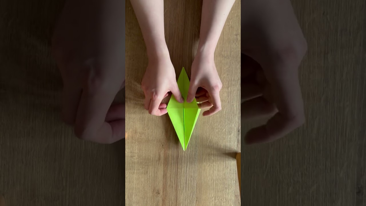 Öğrencilerim içi turna kuşu yapımı - Origami
