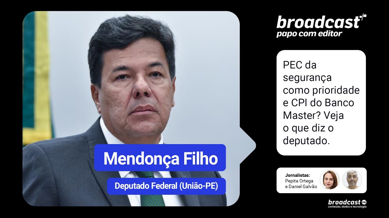 Papo com Editor/Mendonça Filho: procuro discutir segurança mais distante possível da polarização