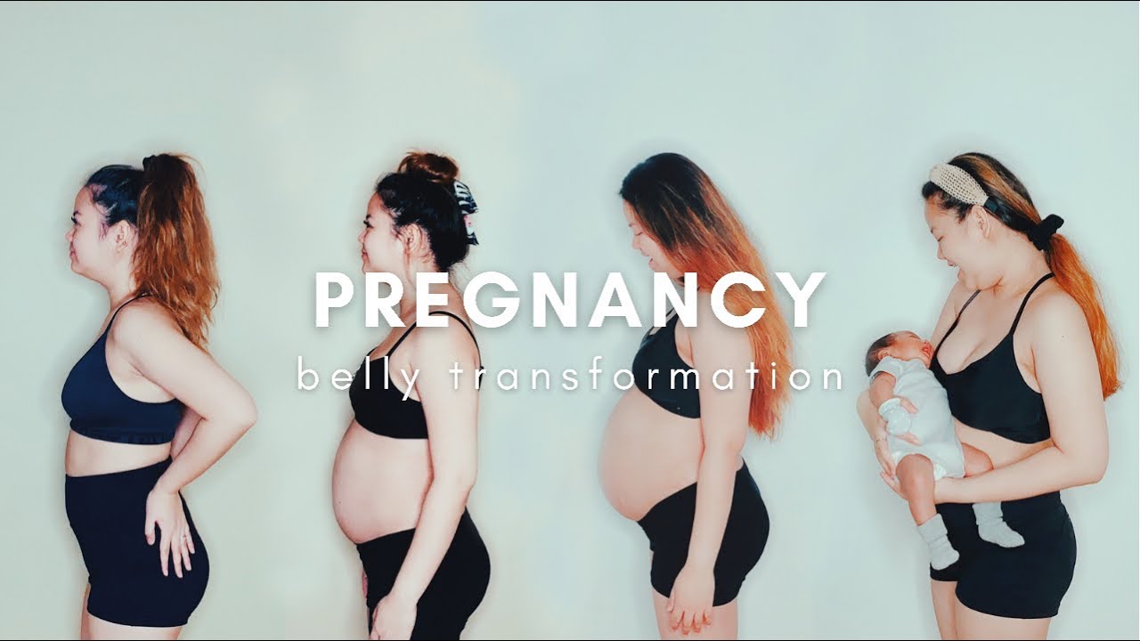 pregnant BELLY growth | 08 to 40 weeks