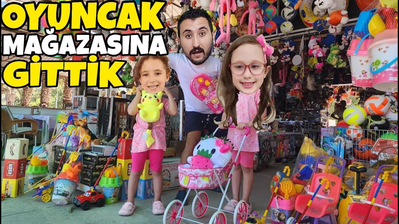 BAHAR BANU ALYA VE GÖKHAN İLE OYUNCAK MAĞAZASINA GİTTİK !! ASEL MİRAYA KÜVETTE BEBEK ALDIK !!