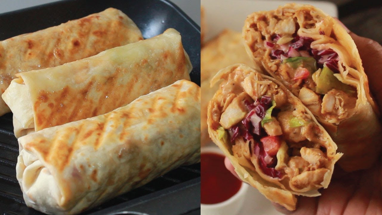 Delicious Chicken Wrap Recipe | Hafsas Kitchen