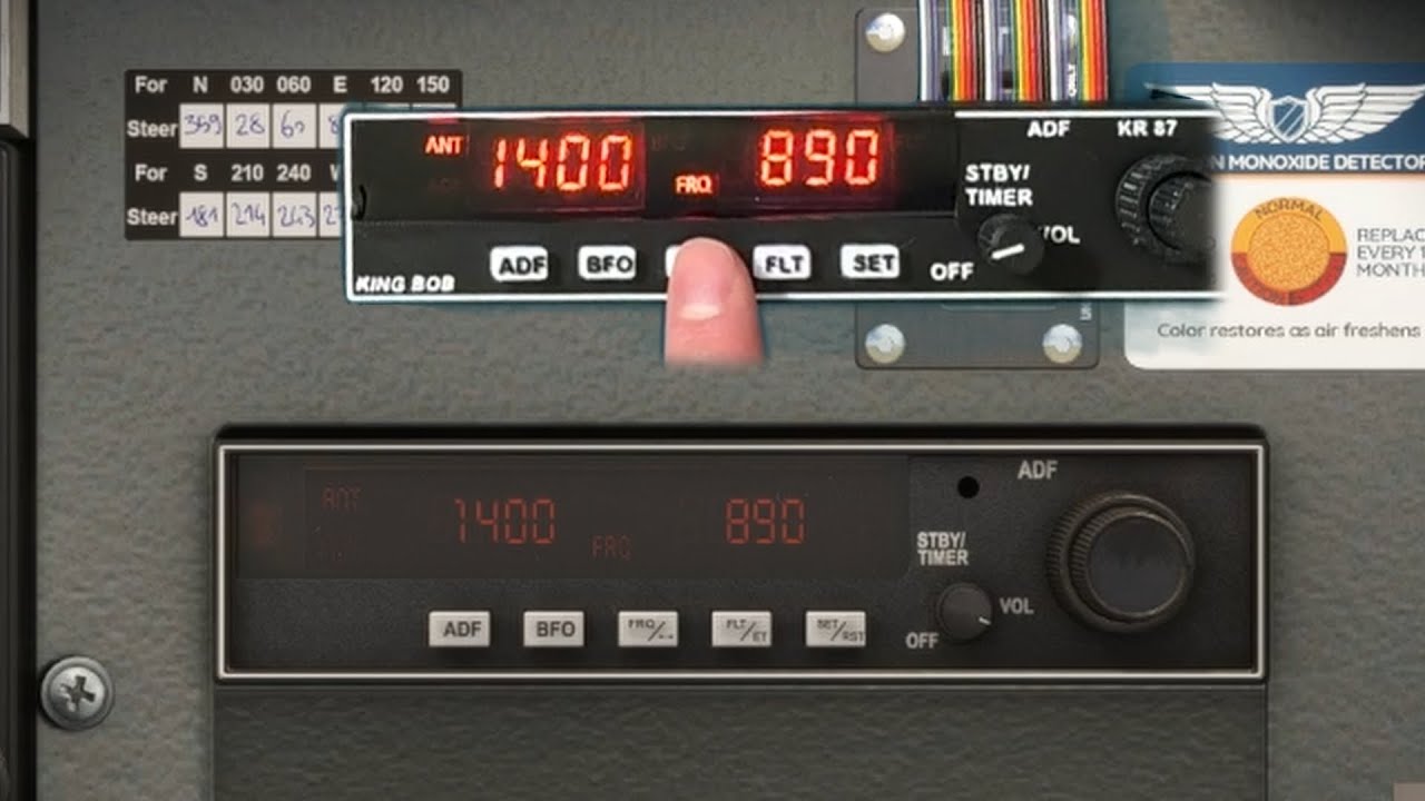 Build a Flight Simulator ADF Radio Panel! (KR 87) | C172 #55