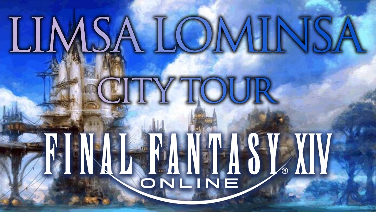 ASMR - Relaxing City Tour Around Limsa Lominsa | FINAL FANTASY XIV